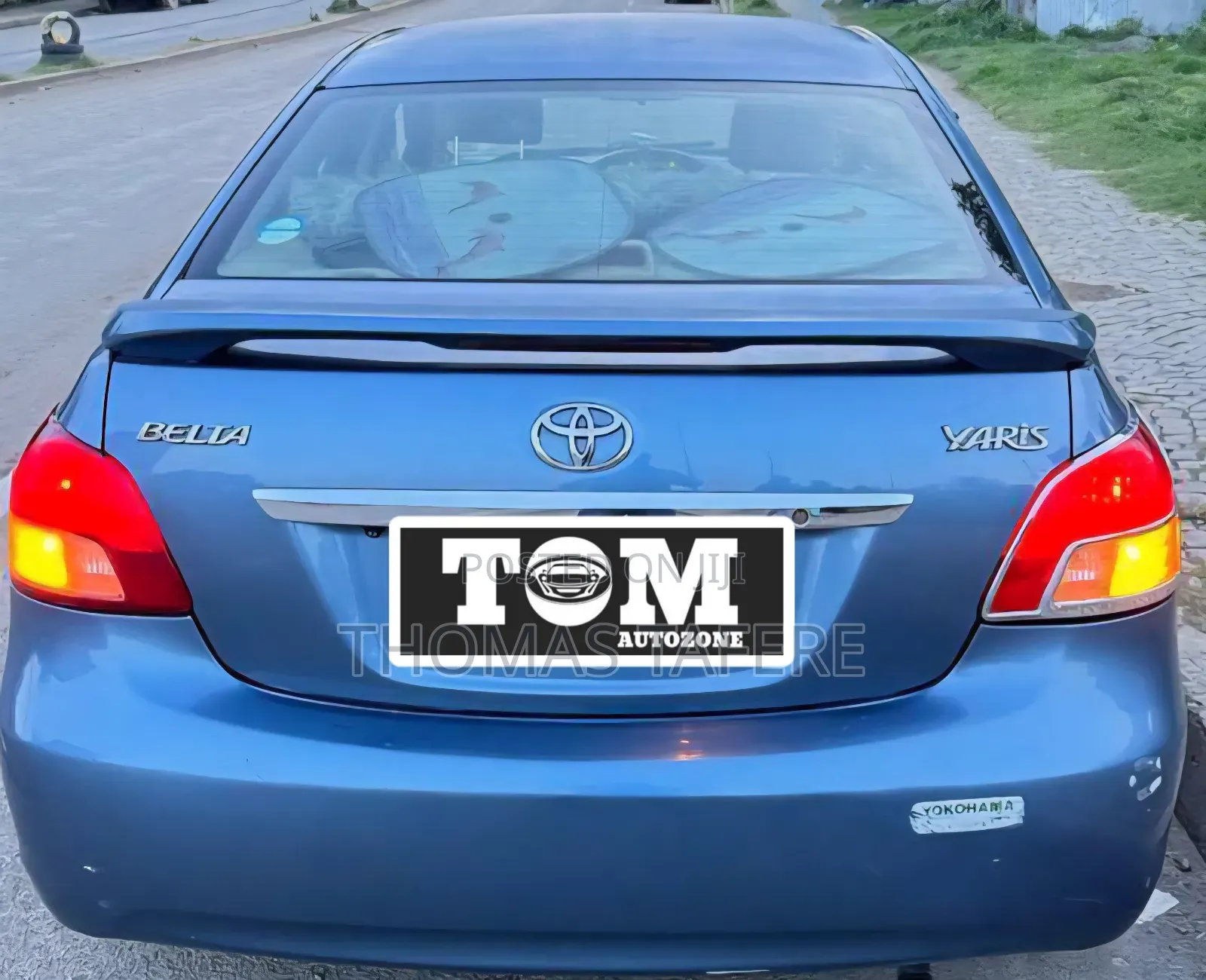 Toyota Yaris 2008 Blue