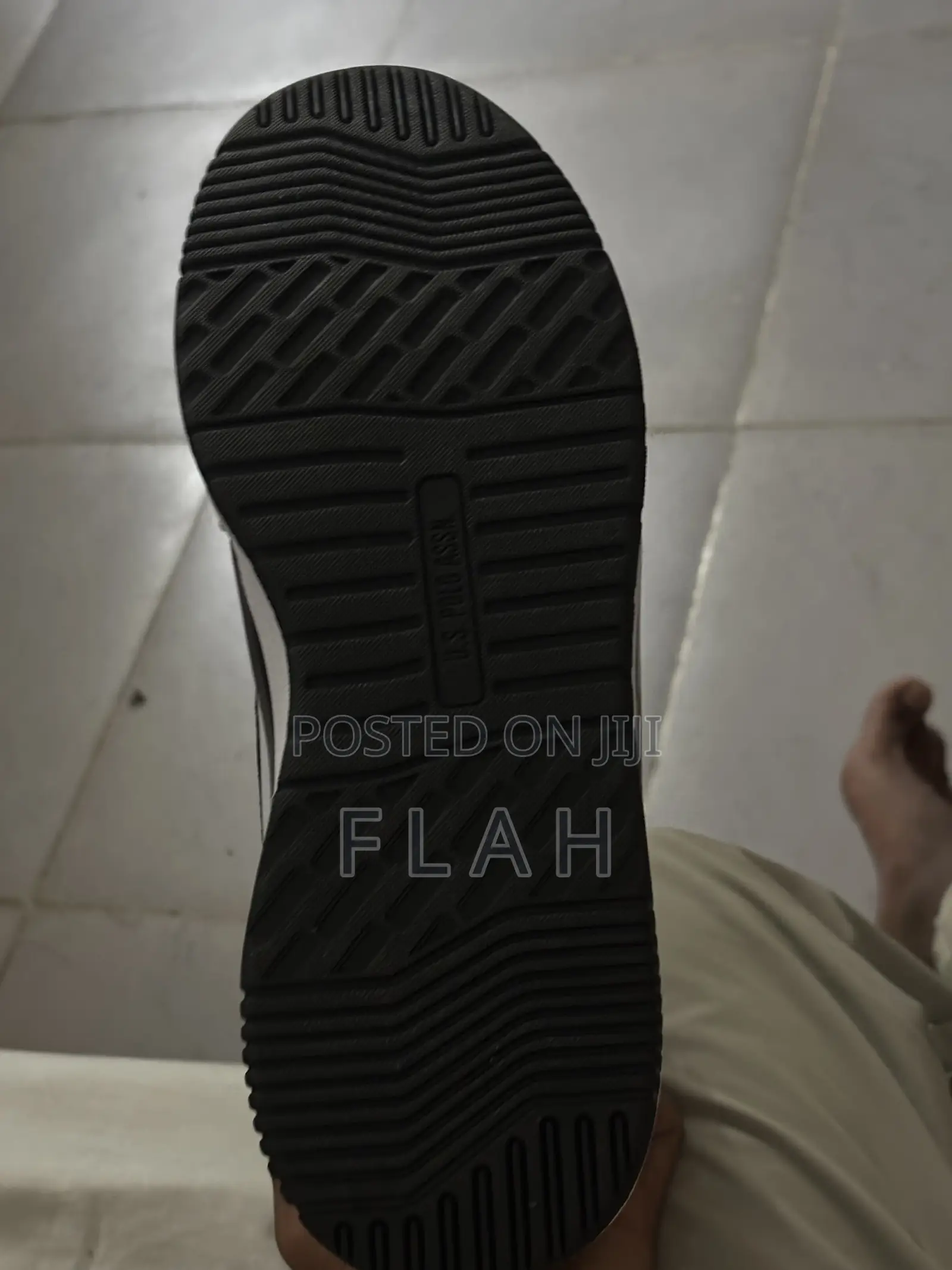 U.S. Polo Assn. High-Top Sneakers( White and Black)