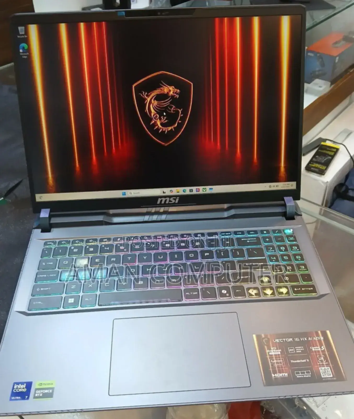New Laptop Venom 16GB Intel Core Ultra 7 SSD 1T
