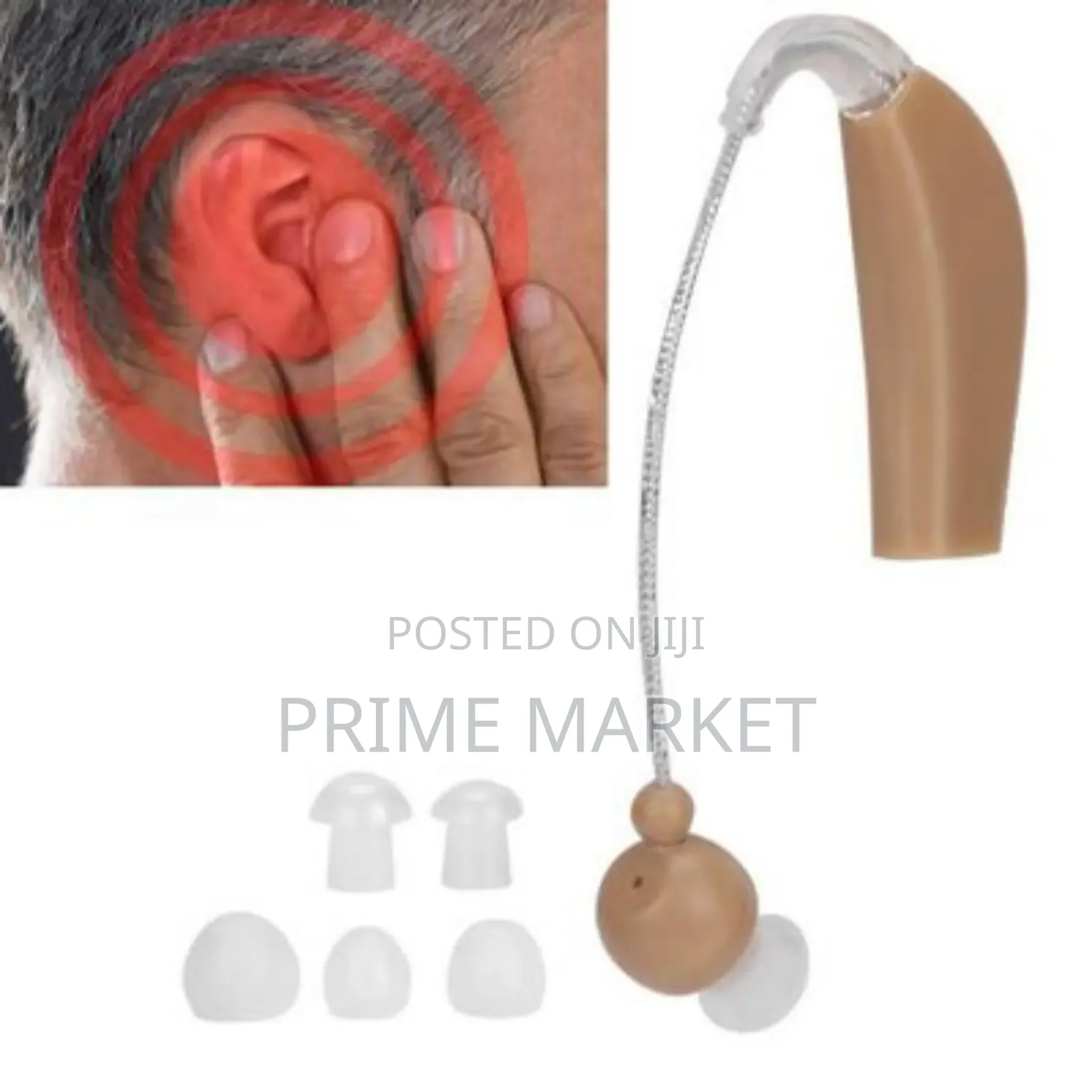 Eardrum-Friendly Noiseless Bte Hearing Aids for Seniors Adults