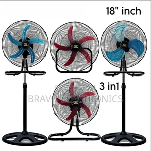 Photo - High-Power Standing Fan Ventilator –Strong Airflow, Modern Design