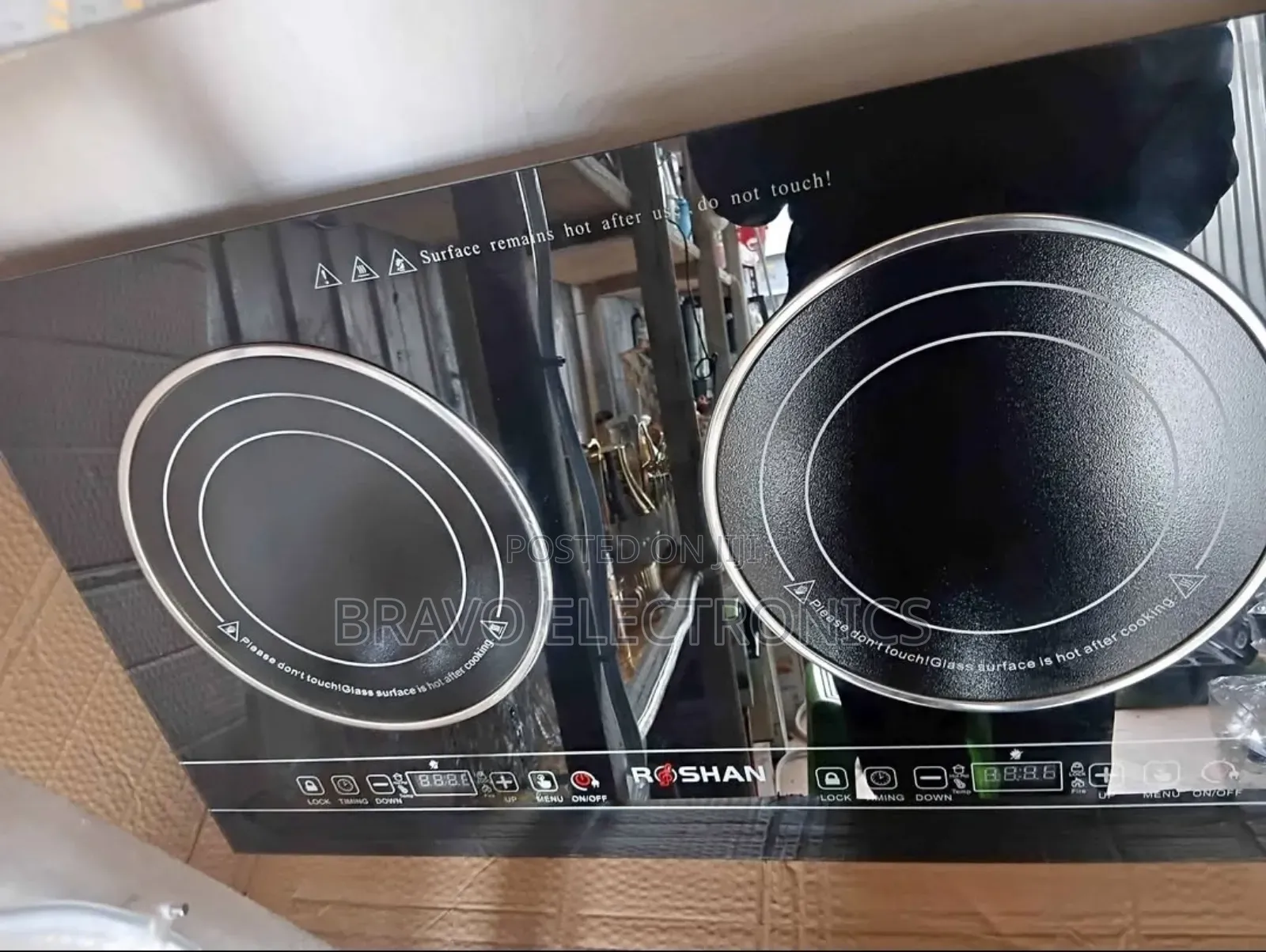 
Roshan Ceramic Touch Stove 2000w– Smart, Stylish Efficient 