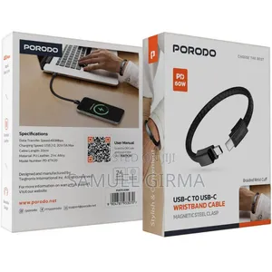 Porodo Usb-C to Usb-C Wristband Cable Original