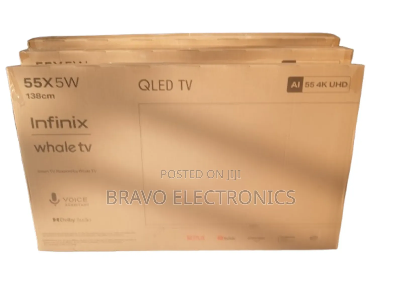 Infinix 55" Frameless Whale Tv – With Smart Voice Assistant