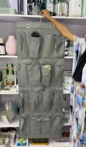 Photo - Ikea Hanging Shoe Organizer 16 Pocket Dark Grey