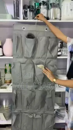 Ikea Hanging Shoe Organizer 16 Pocket Dark Grey