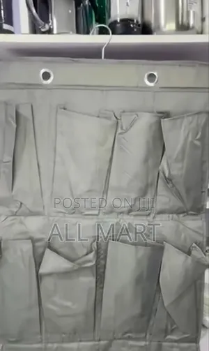 Ikea Hanging Shoe Organizer 16 Pocket Dark Grey