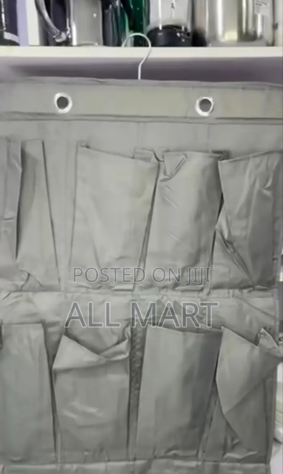 Ikea Hanging Shoe Organizer 16 Pocket Dark Grey