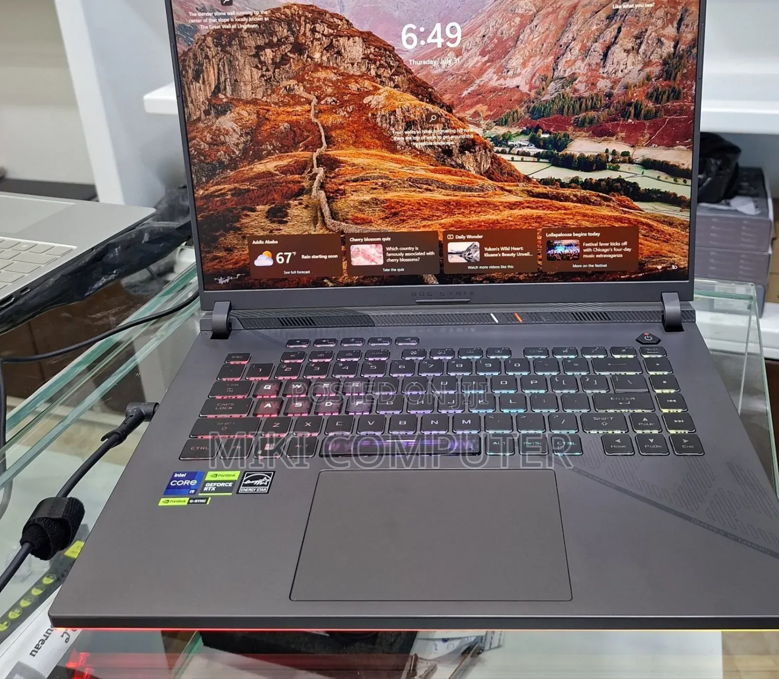 New Laptop Asus ROG Zephyrus G15 32GB Intel Core I9 SSD 1T