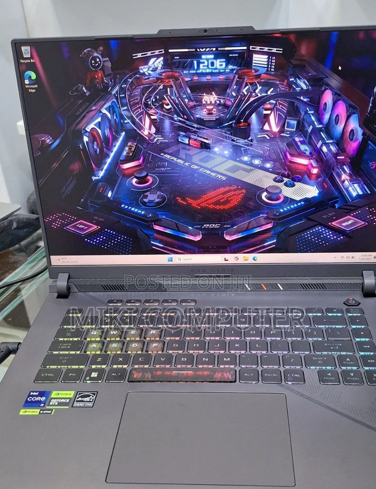 New Laptop Asus ROG Zephyrus G15 32GB Intel Core I9 SSD 1T