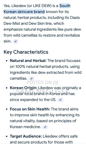 Likedew Cosmetics Skin Care Original From Korea 🇰🇷 Organic