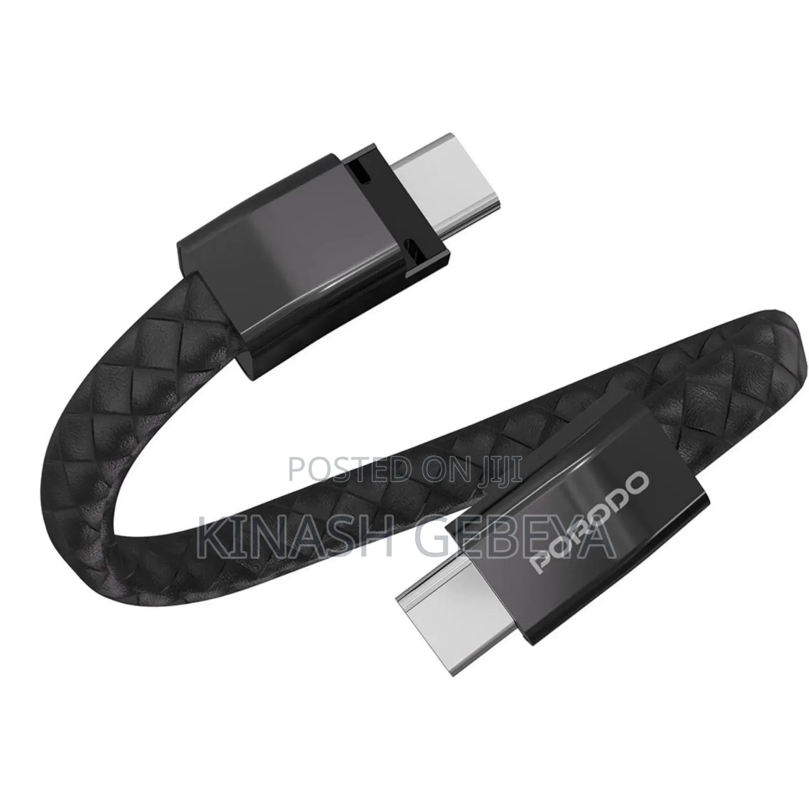Porodo Usb C to Usb C Wrist Band Cable