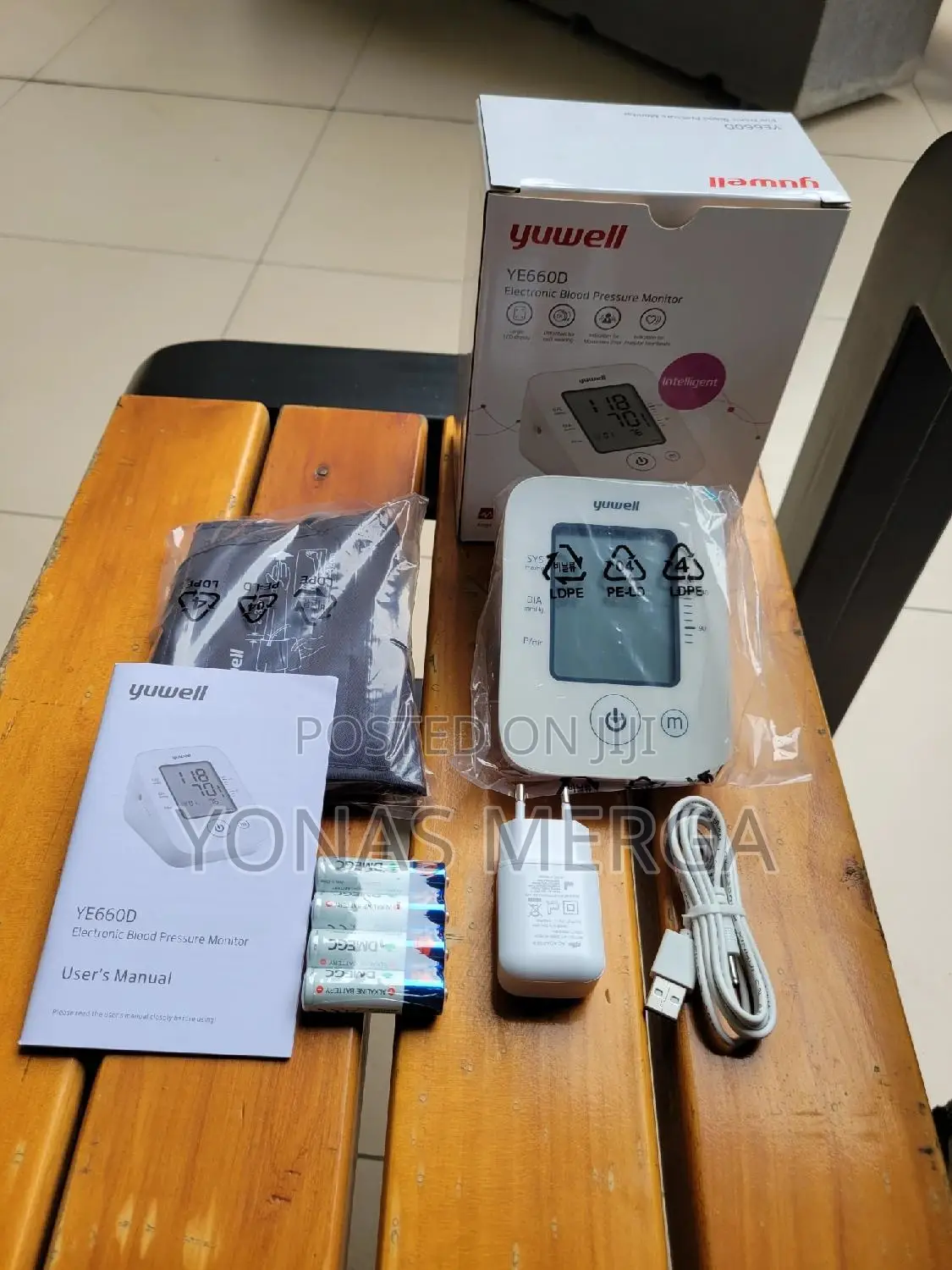 Ye660d Blood Pressure Monitor循፰correct Position Hpme Kit።兕bp Monitor