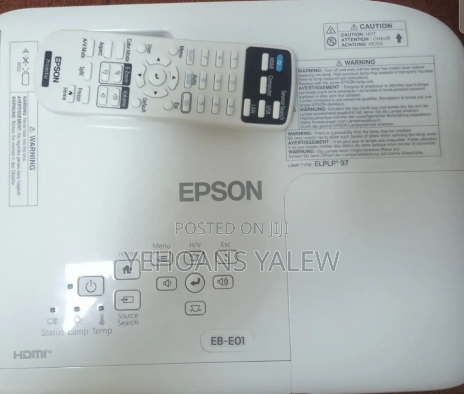 New Epson Projector Has Remote Model Name: Eb-