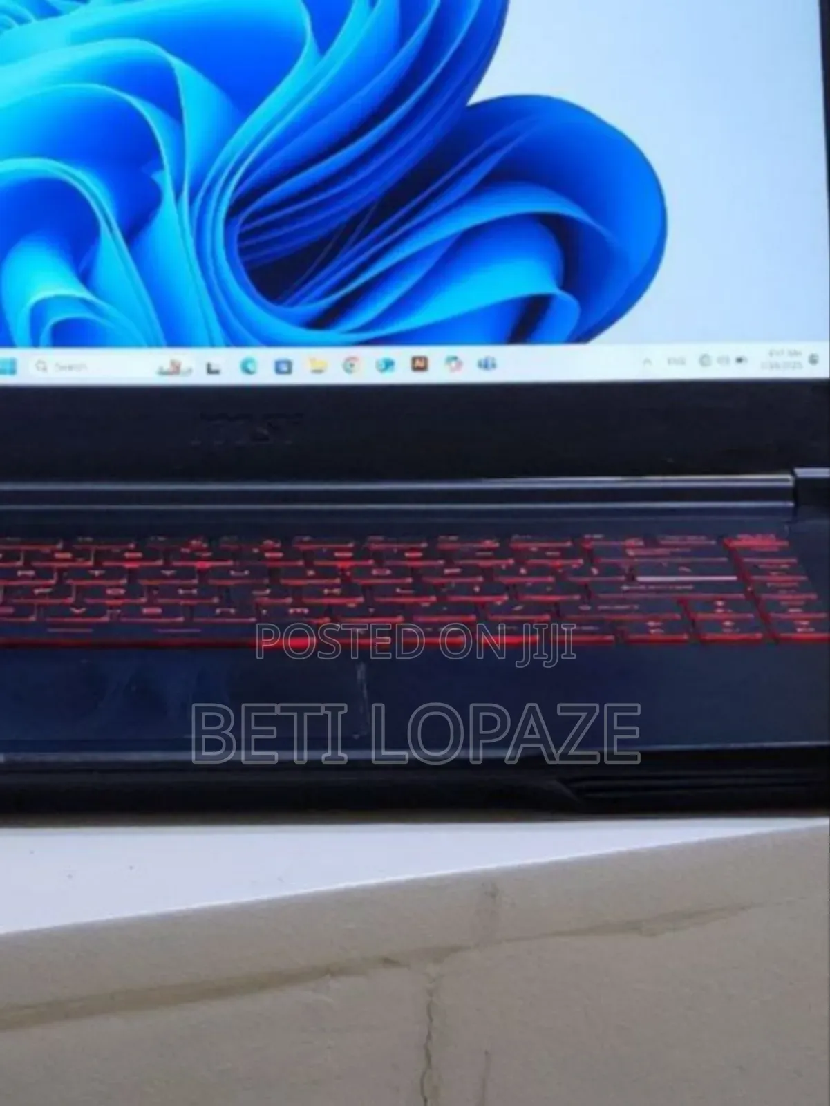 New Laptop MSI MSI Sword 15 12GB Intel Core I5 SSD 512GB