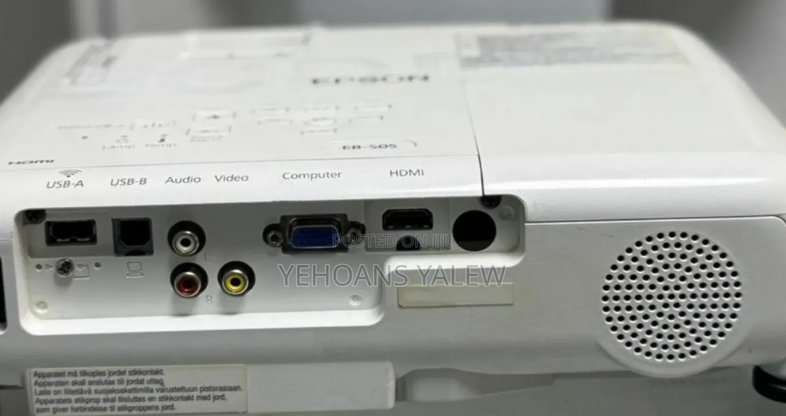 Epson Projector Model Name: Eb-S05 With Bag Hardware Interface: