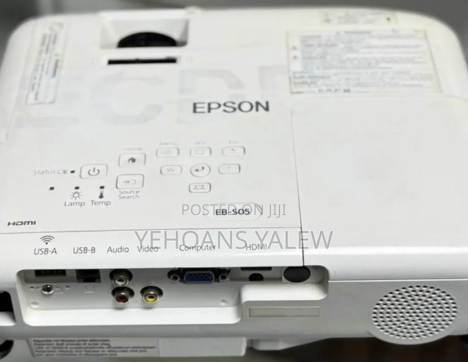 Epson Projector Model Name: Eb-S05 With Bag Hardware Interface: