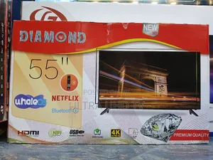 Photo - Diamond Tv 55 Inch Smart Double Glass Uhd Tv