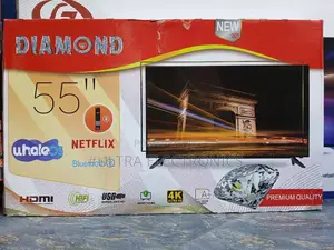 Diamond Tv 55 Inch Smart Double Glass Uhd Tv