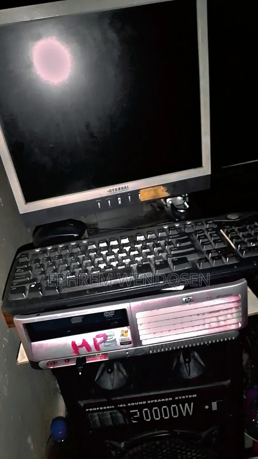 Hp Compaq Desktop 512gb/3.6 Gb Ram