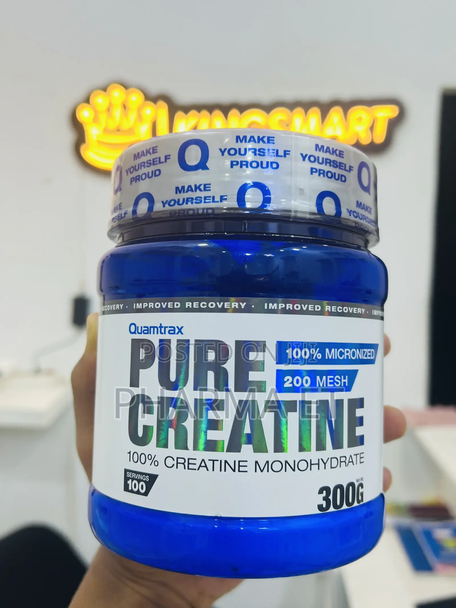 Quamtrax Pure 100% Creatine Monohydrate With 200 Mesh