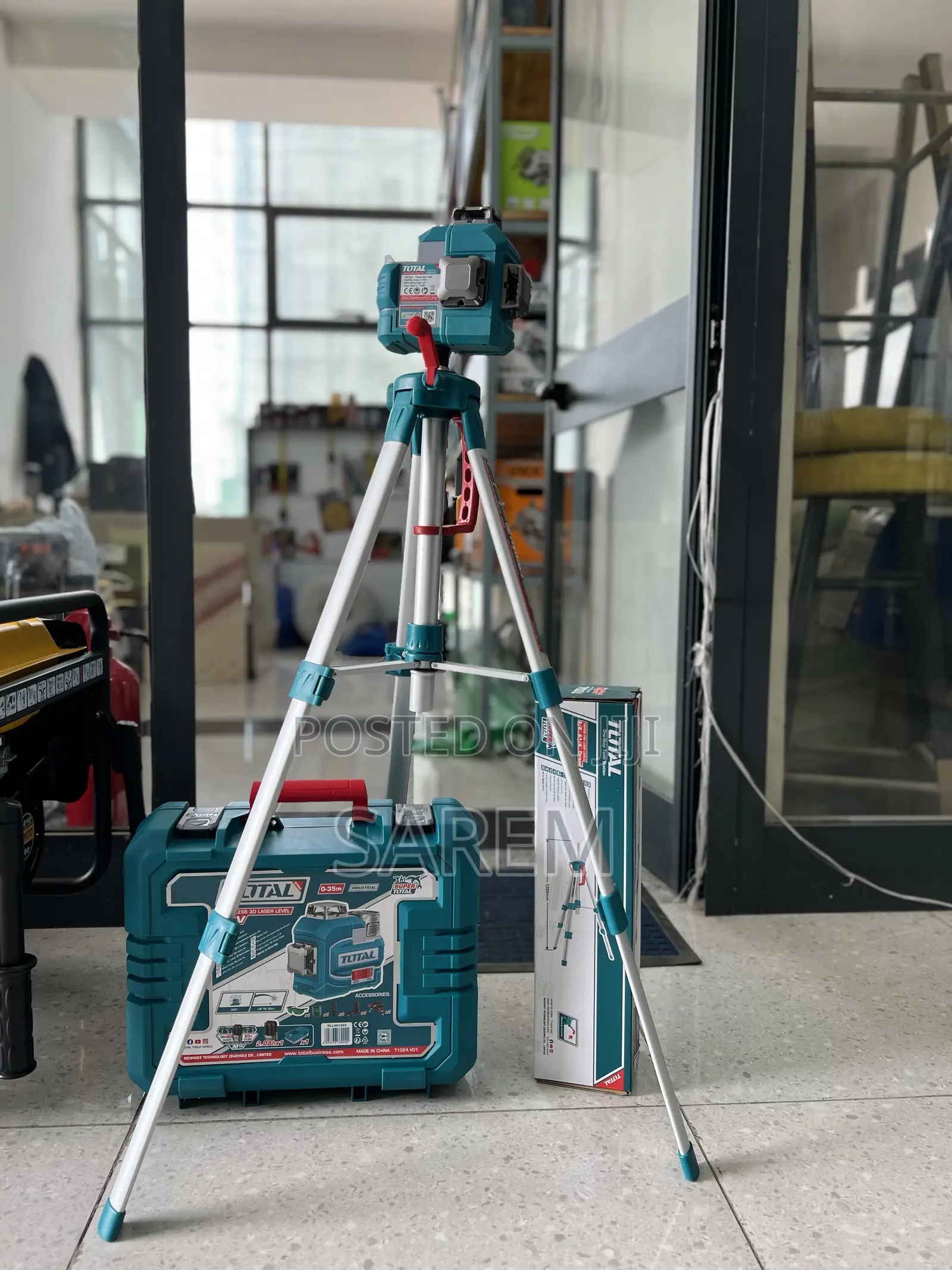 Total Laser Level ቶታል ጨረር ውሀ ልክ