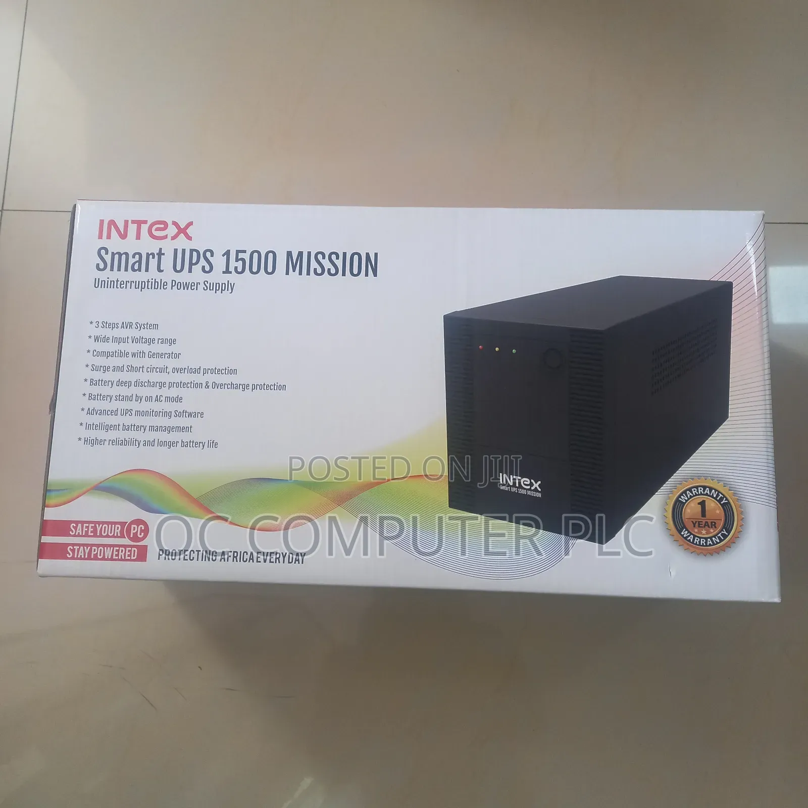 Intex Smart 1500va Ups