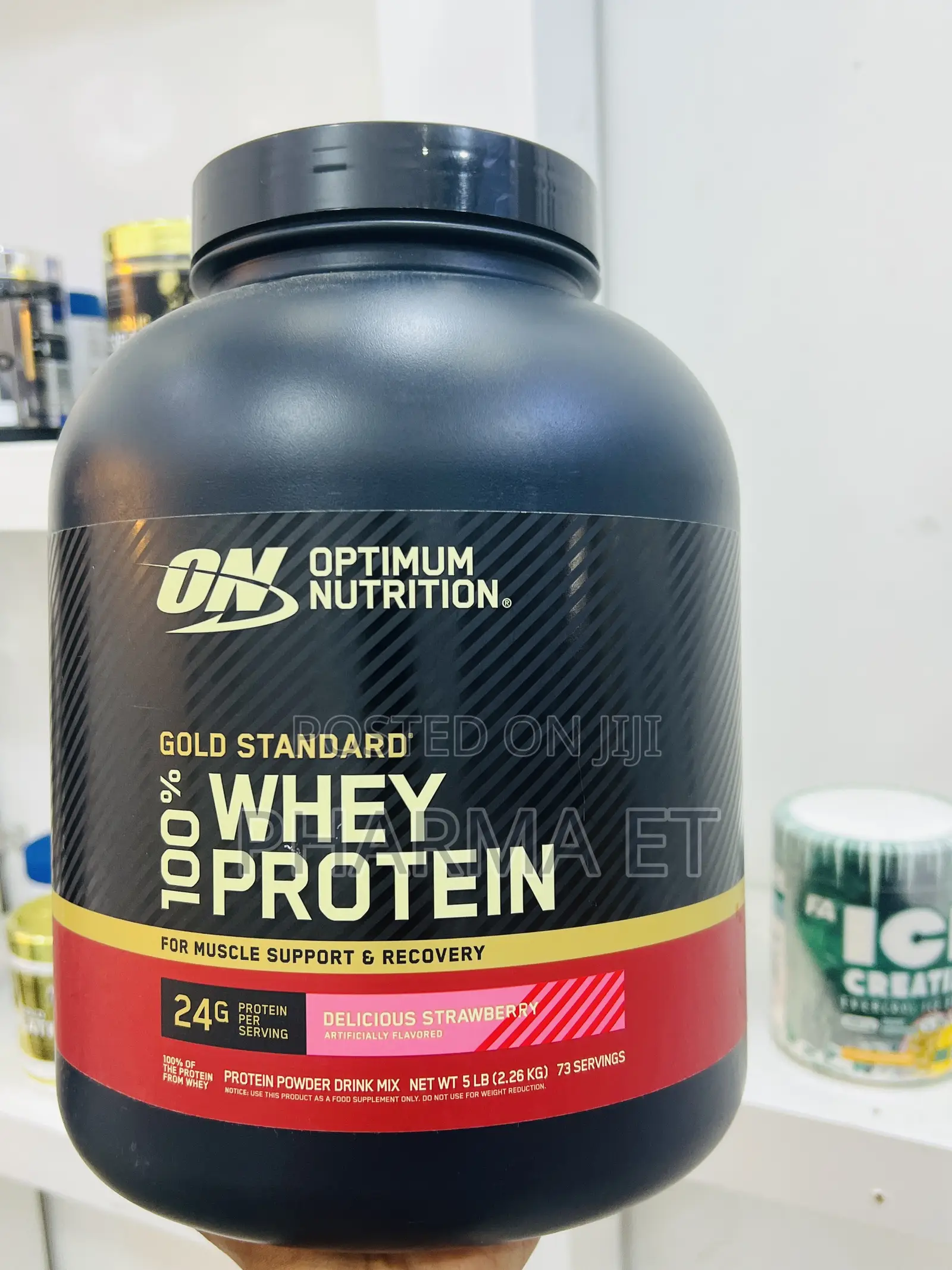 The All New Gold Standard 100% Whey Protein 2.27kg and 74 Servings