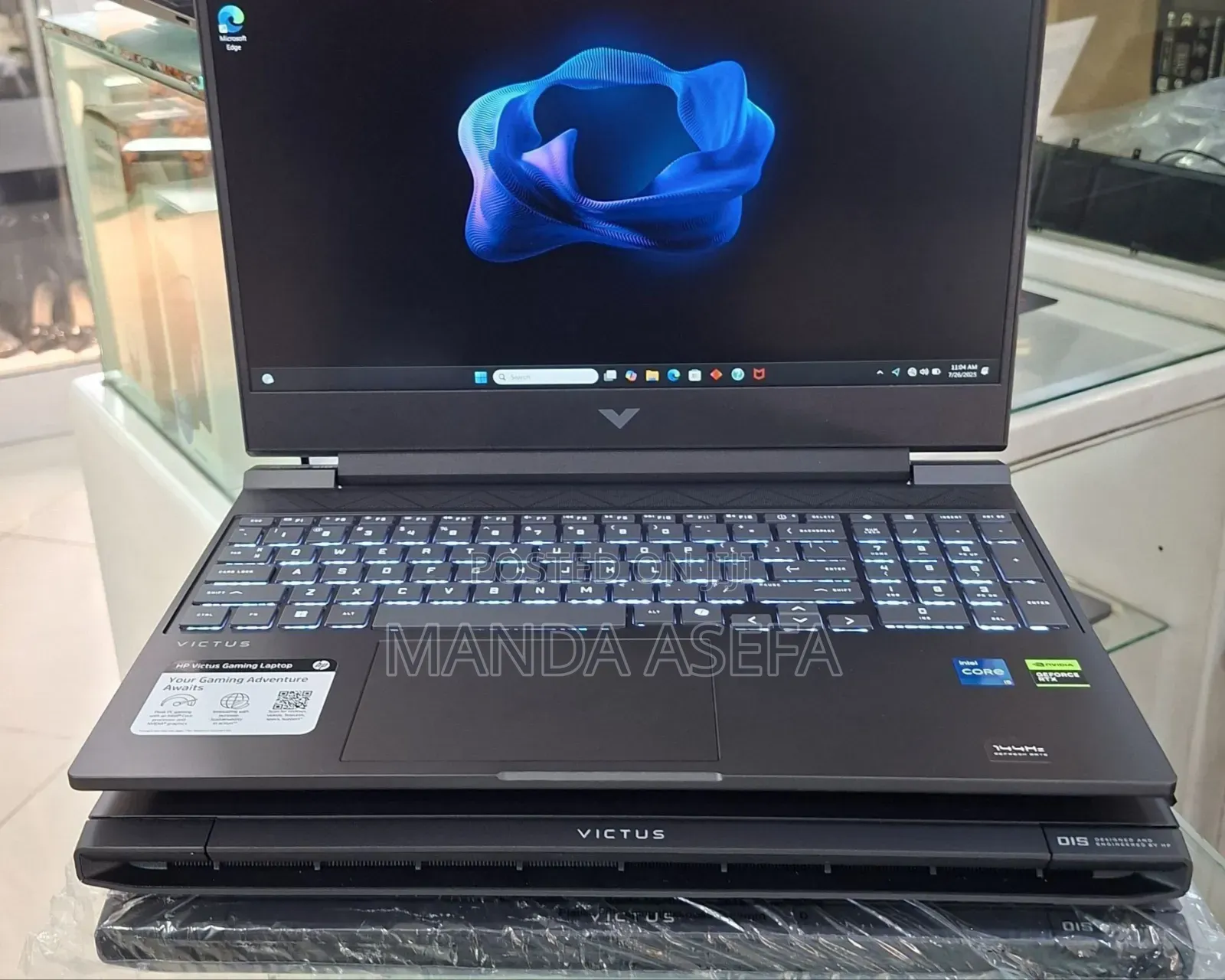 New Laptop HP Victus 15 8GB Intel Core I5 SSD 512GB