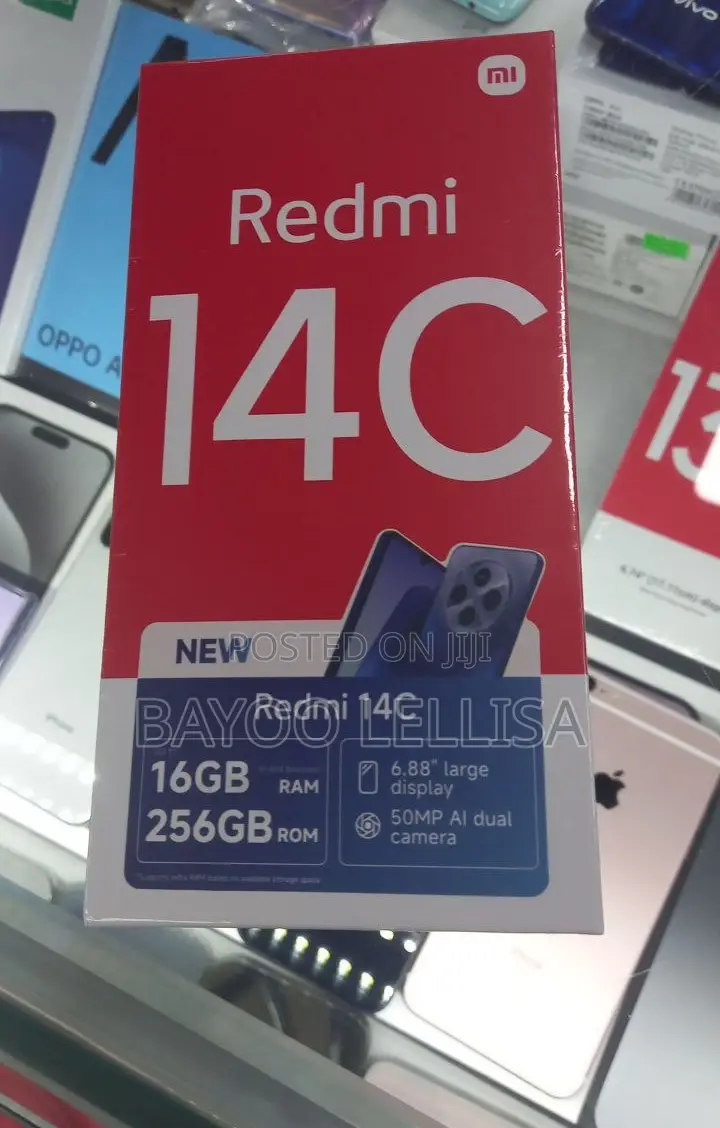 New Xiaomi Redmi 14C 256 GB Black