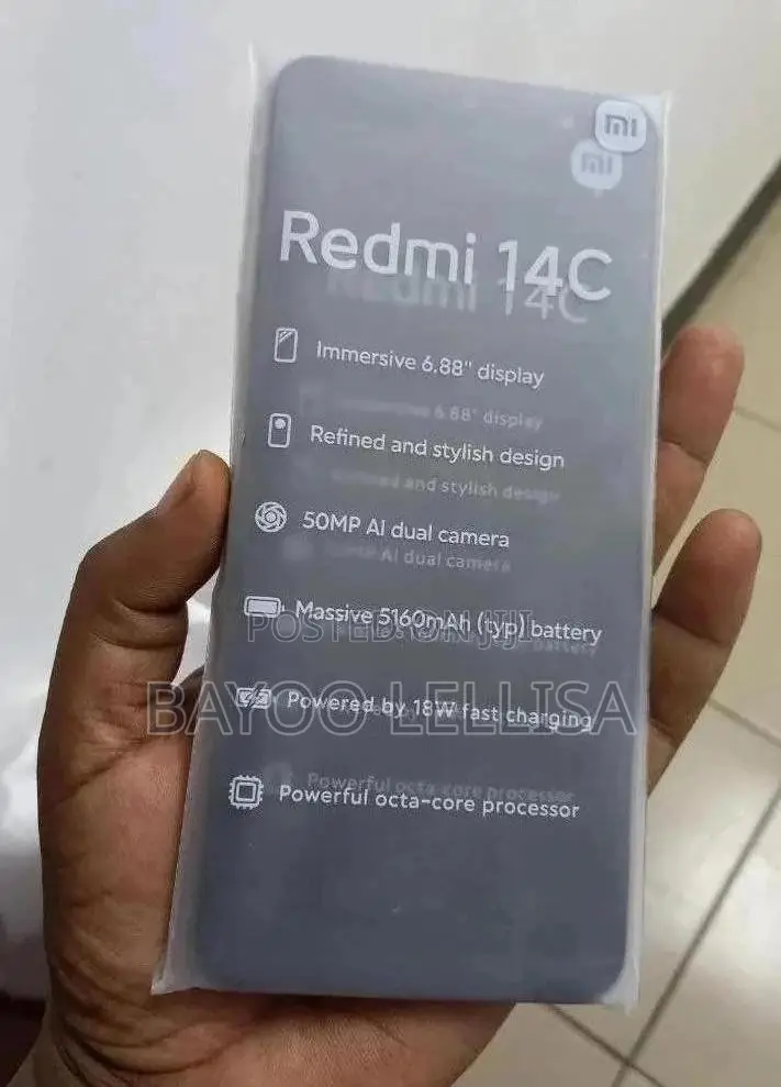 New Xiaomi Redmi 14C 256 GB Black