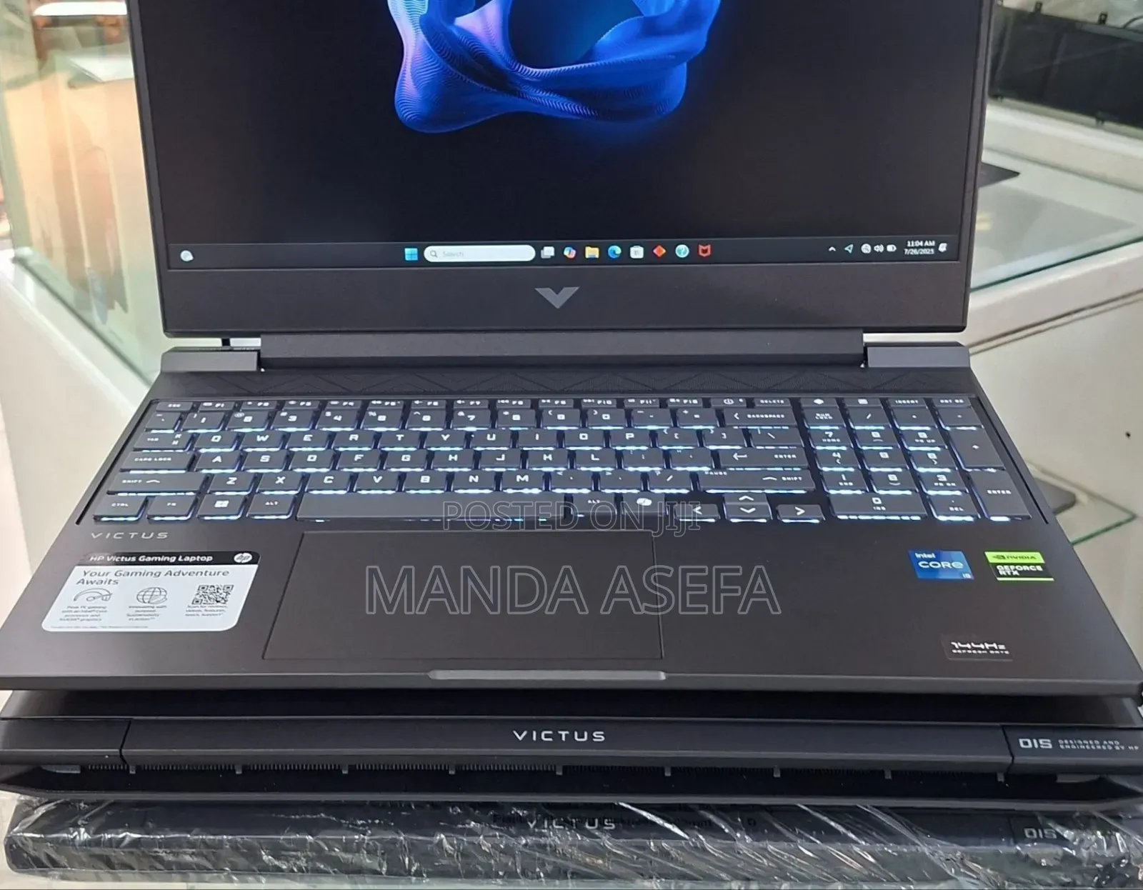 New Laptop HP Victus 15 8GB Intel Core I5 SSD 512GB