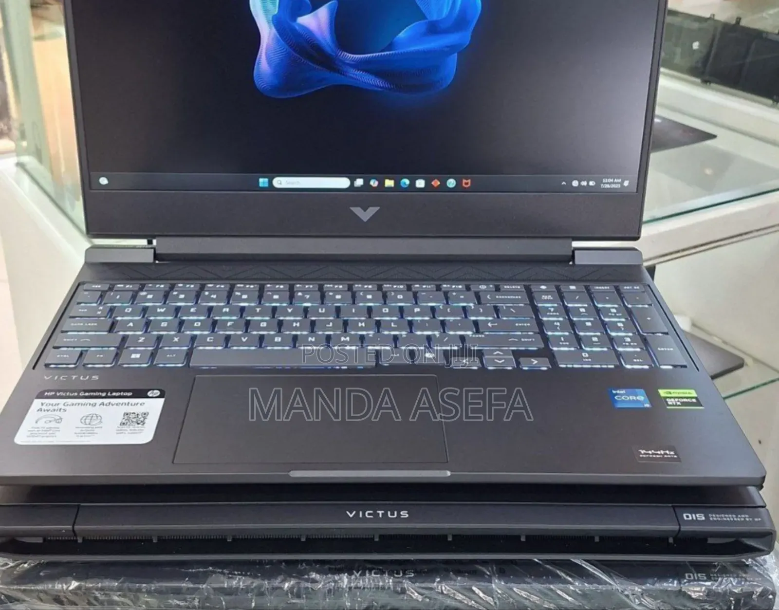 New Laptop HP Victus 15 8GB Intel Core I5 SSD 512GB