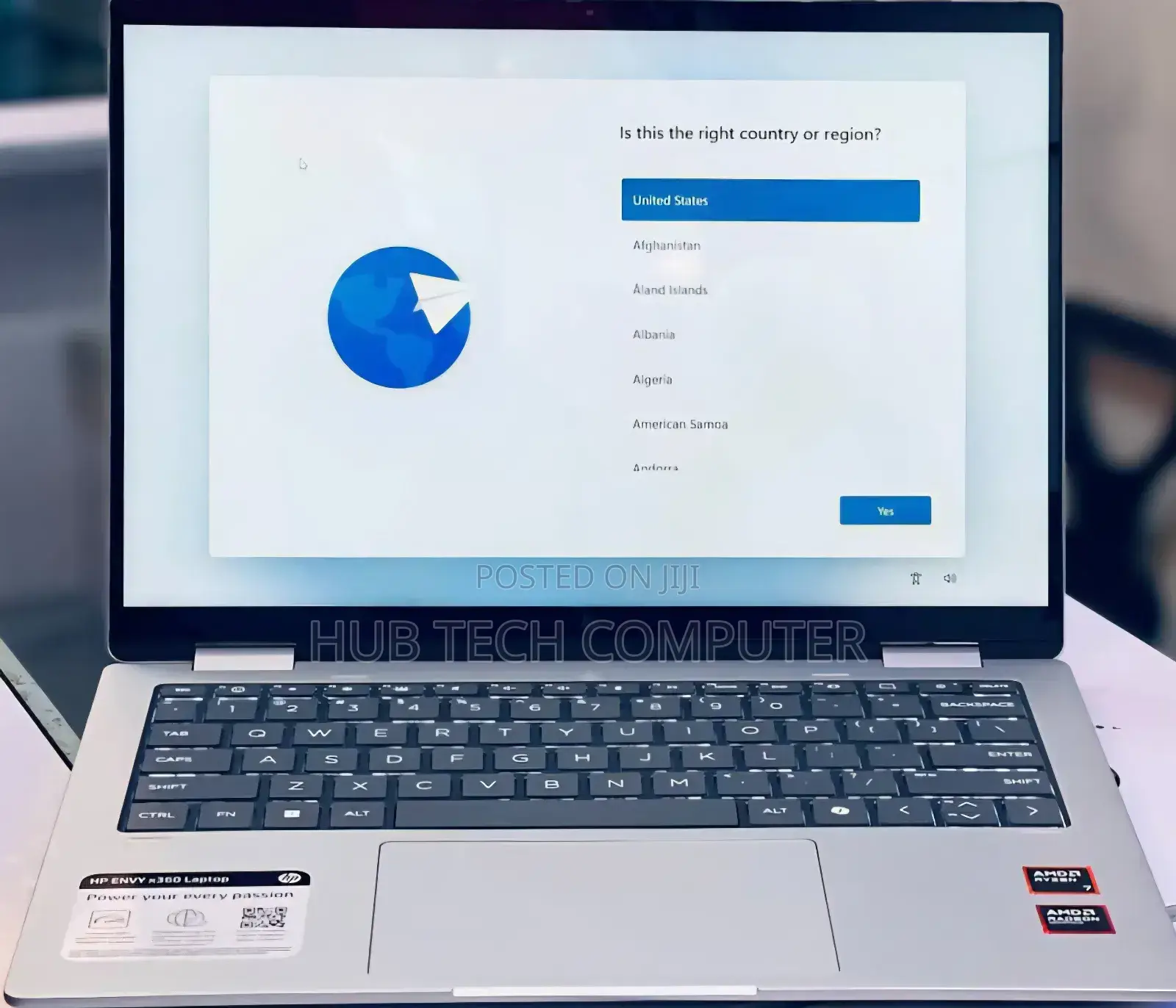 New Laptop HP Envy X360 16GB AMD Ryzen 7 SSD 1T