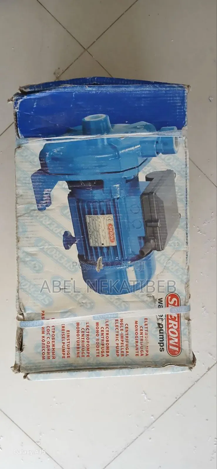 Speroni Water Pump 1hp [ Italy Brand ]