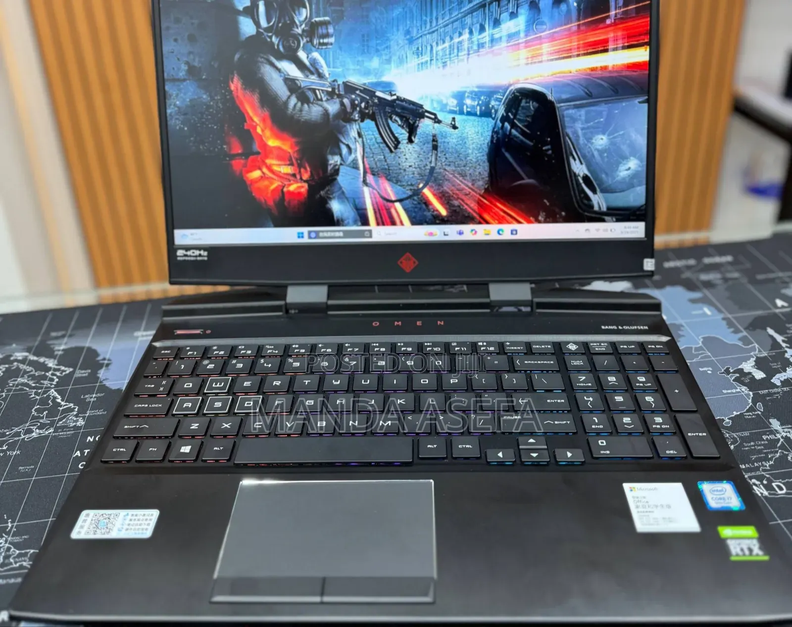 New Laptop HP Omen 15 16GB Intel Core I7 SSD 512GB