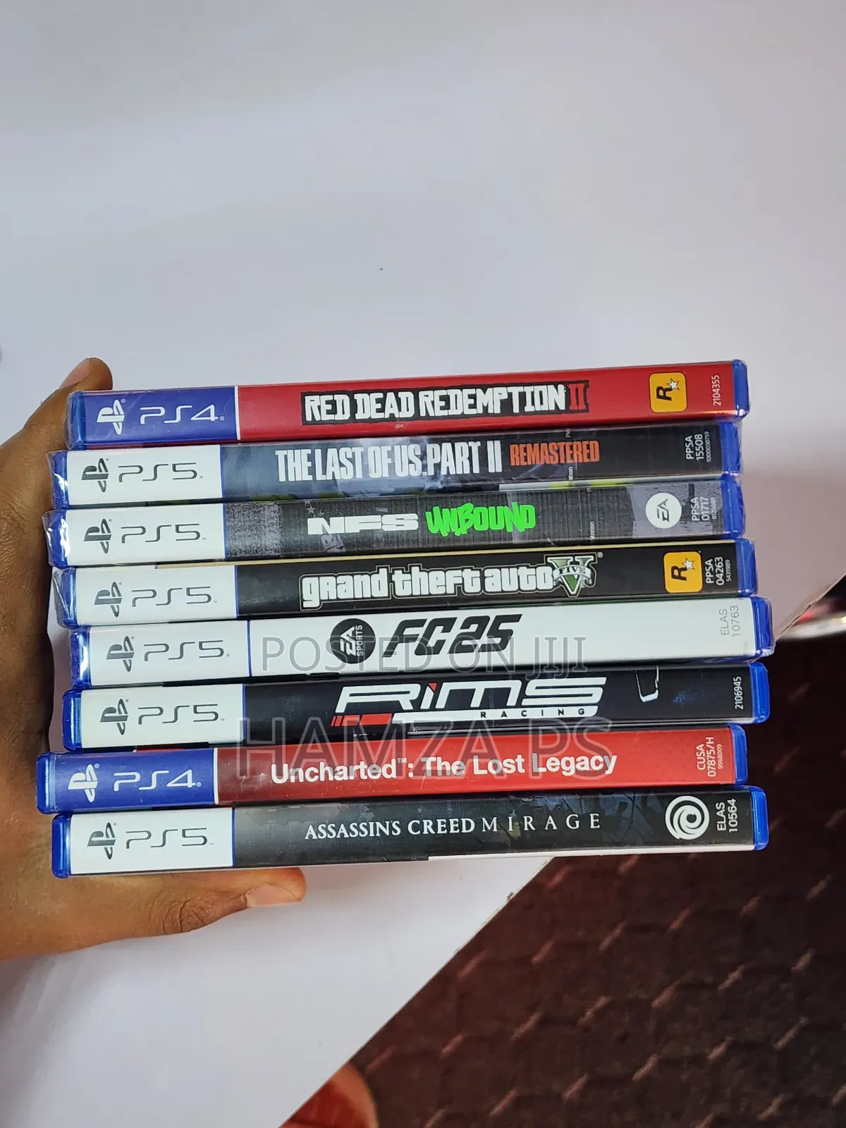 Playstation 5 Games RDR Gta the Last of Us