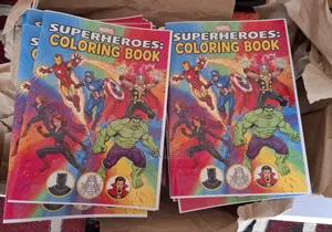 Photo - Marvel Superheroes Coloring Book