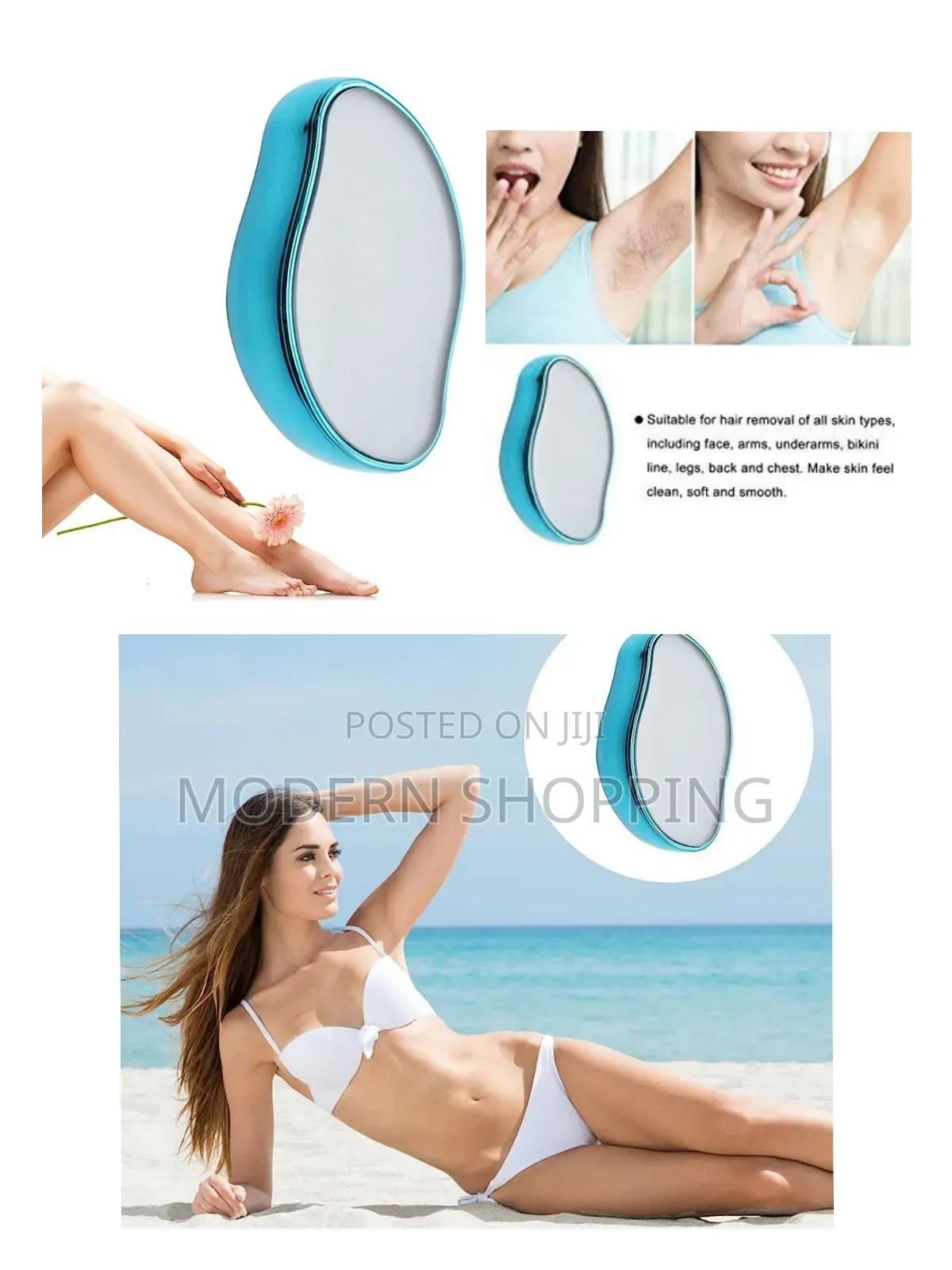 Crystal Smooth Epilator – Painless Hair Remover