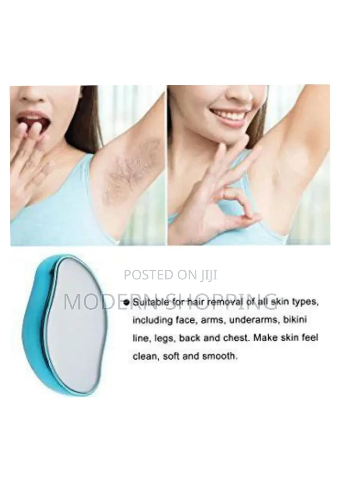 Crystal Smooth Epilator – Painless Hair Remover