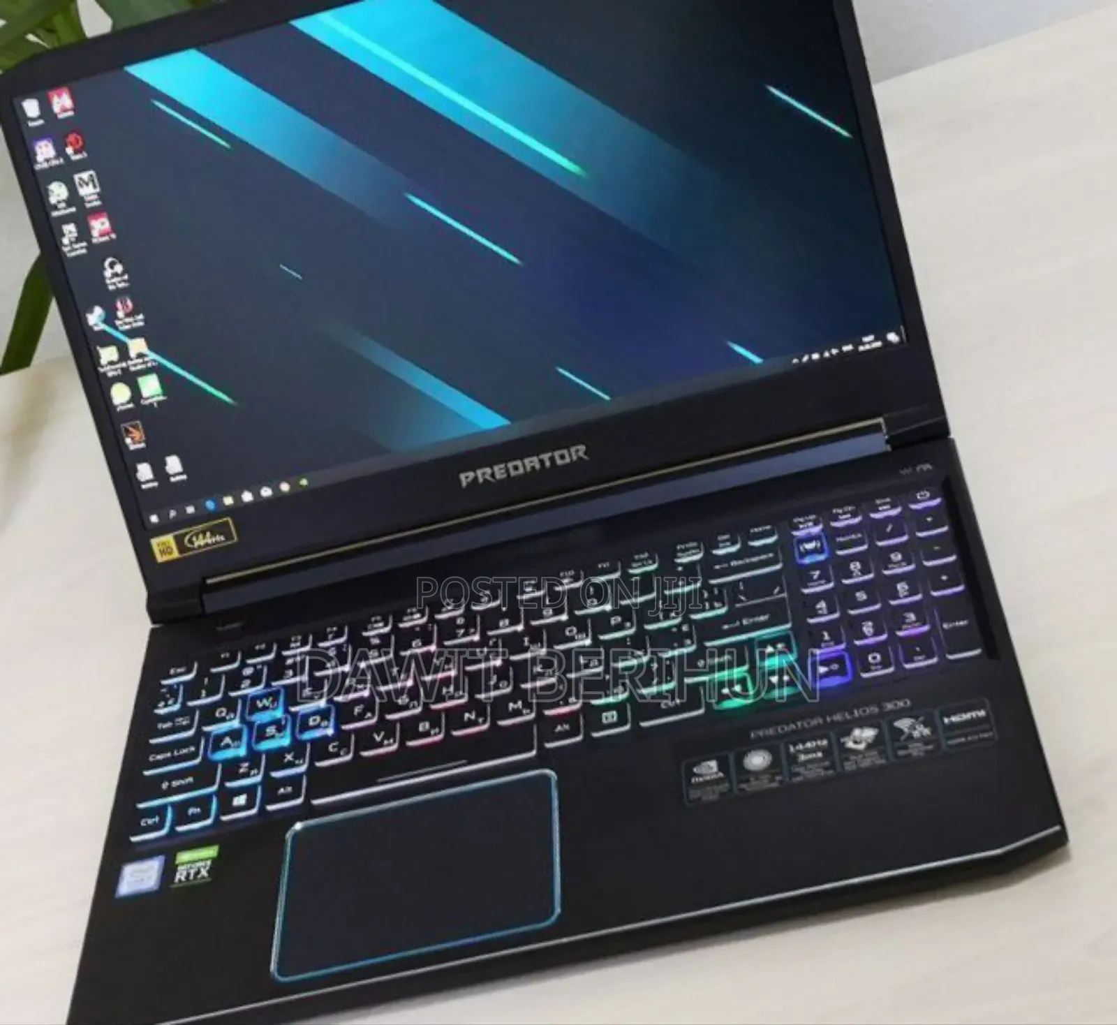 New Laptop Acer Predator Helios 300 16GB Intel Core I7 SSD 512GB