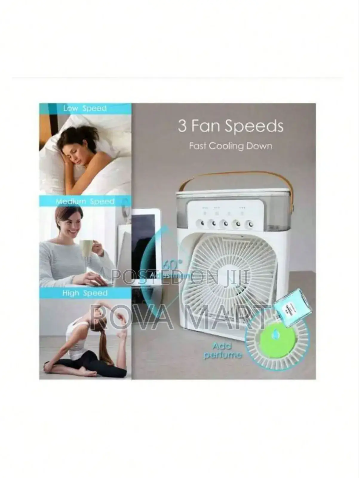 Duel Use Air Cooler Fan And Humidifier