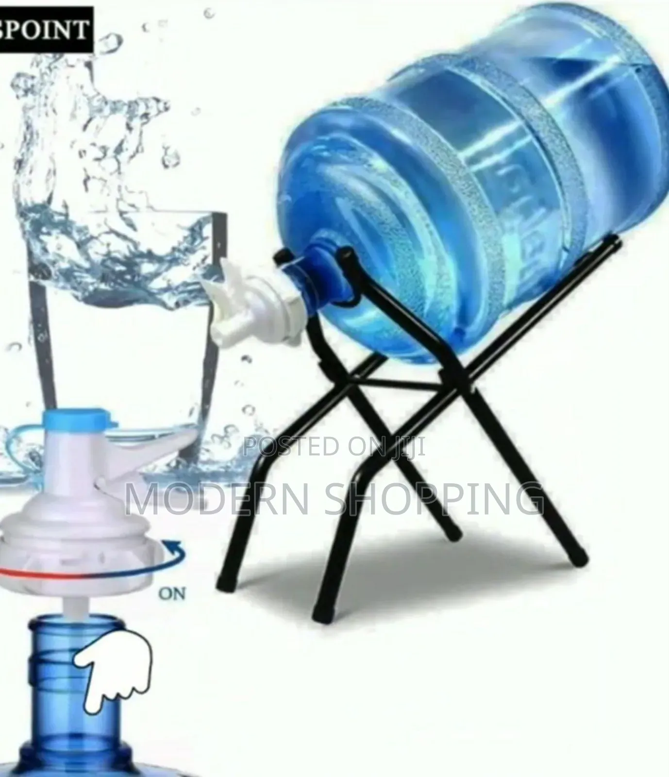 Foldable Water Bottle Stand With Dispenser