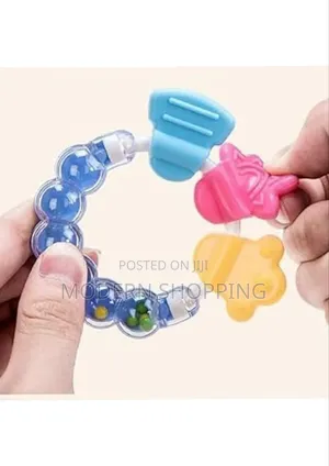 New Design Food Grade Soft Silicone Teether Chew Baby Teether