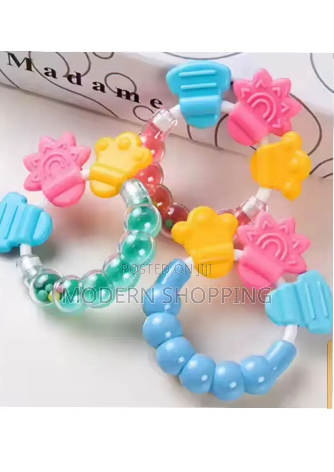 New Design Food Grade Soft Silicone Teether Chew Baby Teether