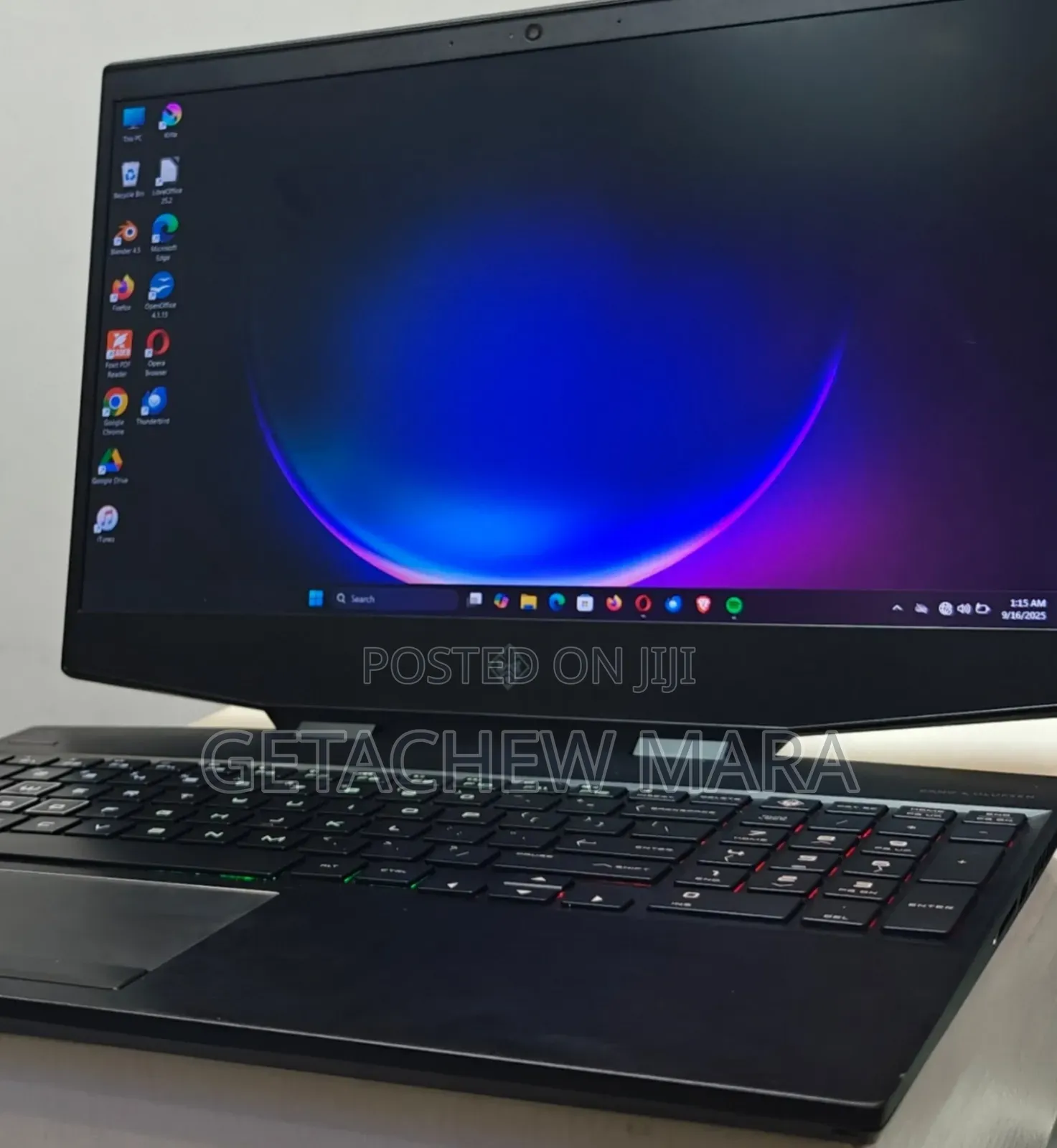 New Laptop HP Omen 15 16GB Intel Core I7 SSD 512GB