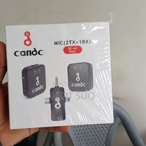 Photo - Candc Dual Mic Wireless Interview Microphone 2transmitters + 1receiver