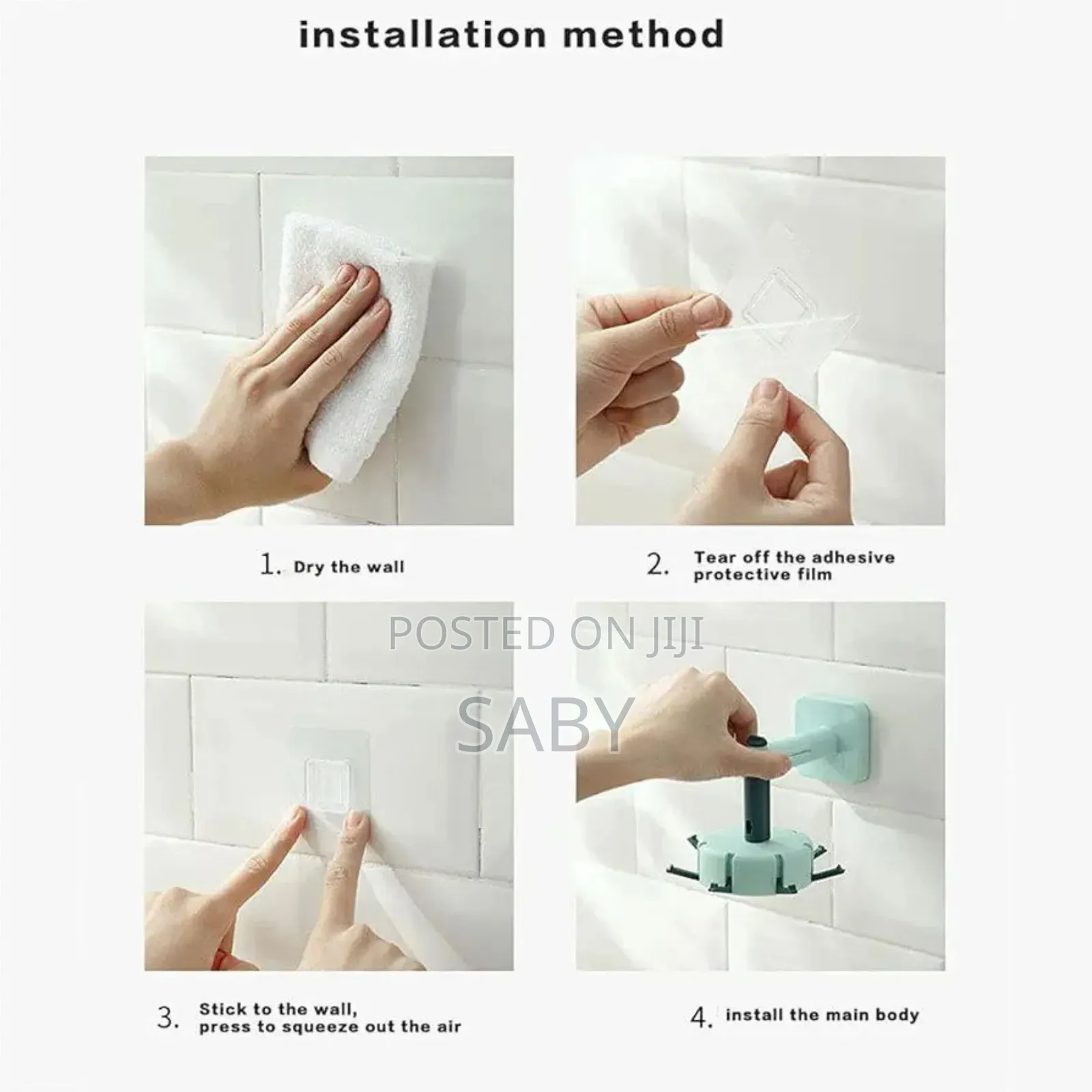 2pcs Wall Mount Home Rotating Storage Rack