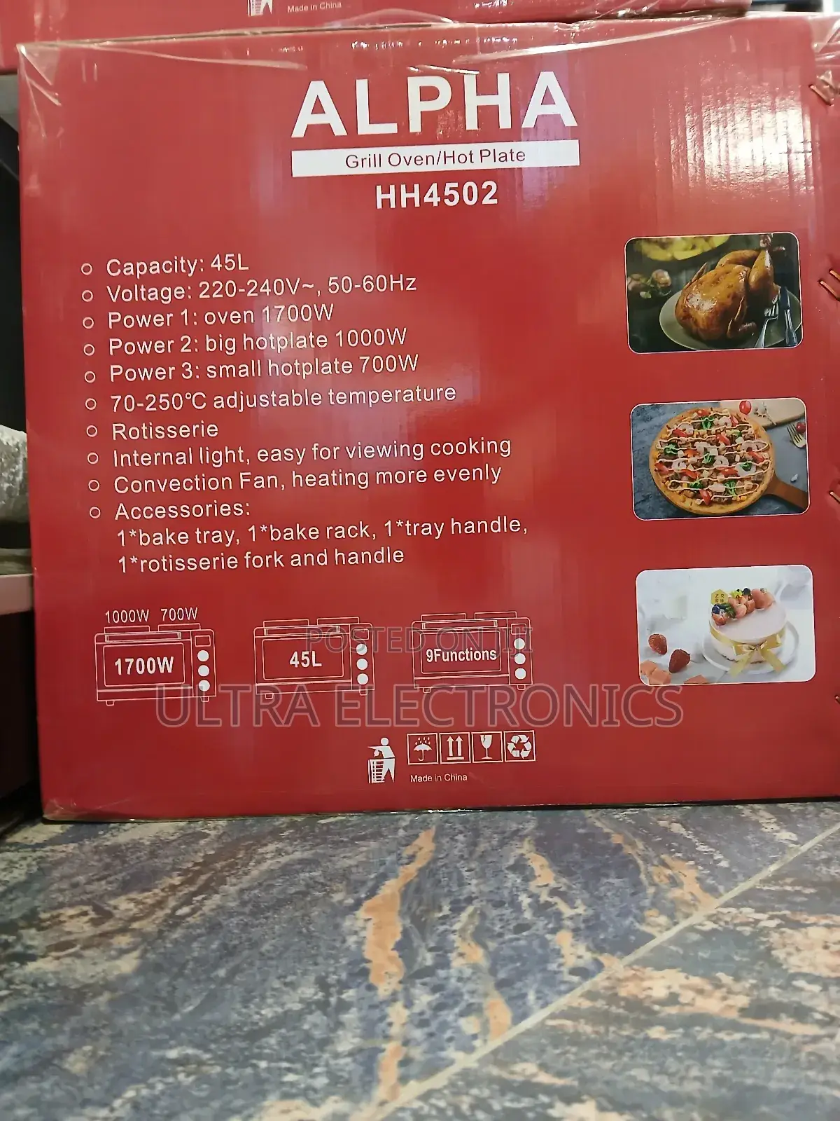 Alpha Grill Oven /Hot Plate