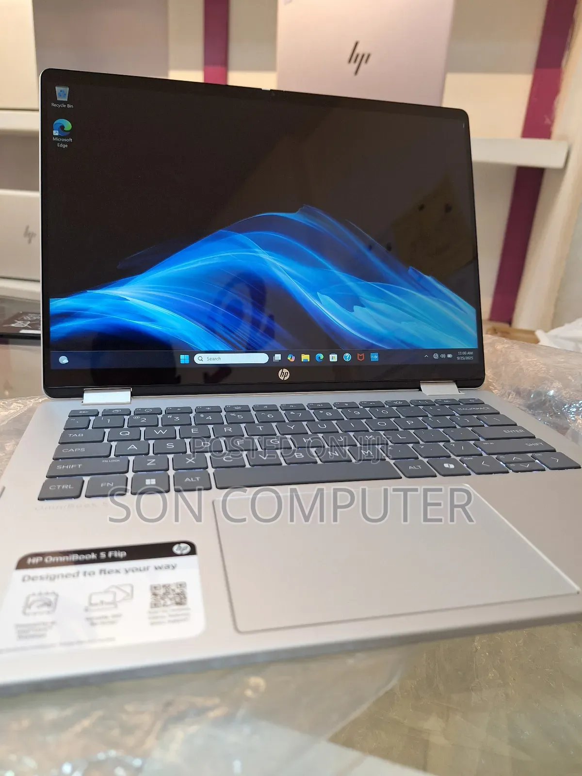New Laptop HP OmniBook 5 Flip 8GB Intel Core Ultra 5 SSD 512GB